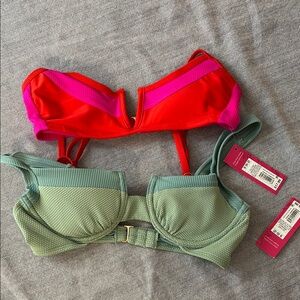 Colorful Bikini Tops size small
